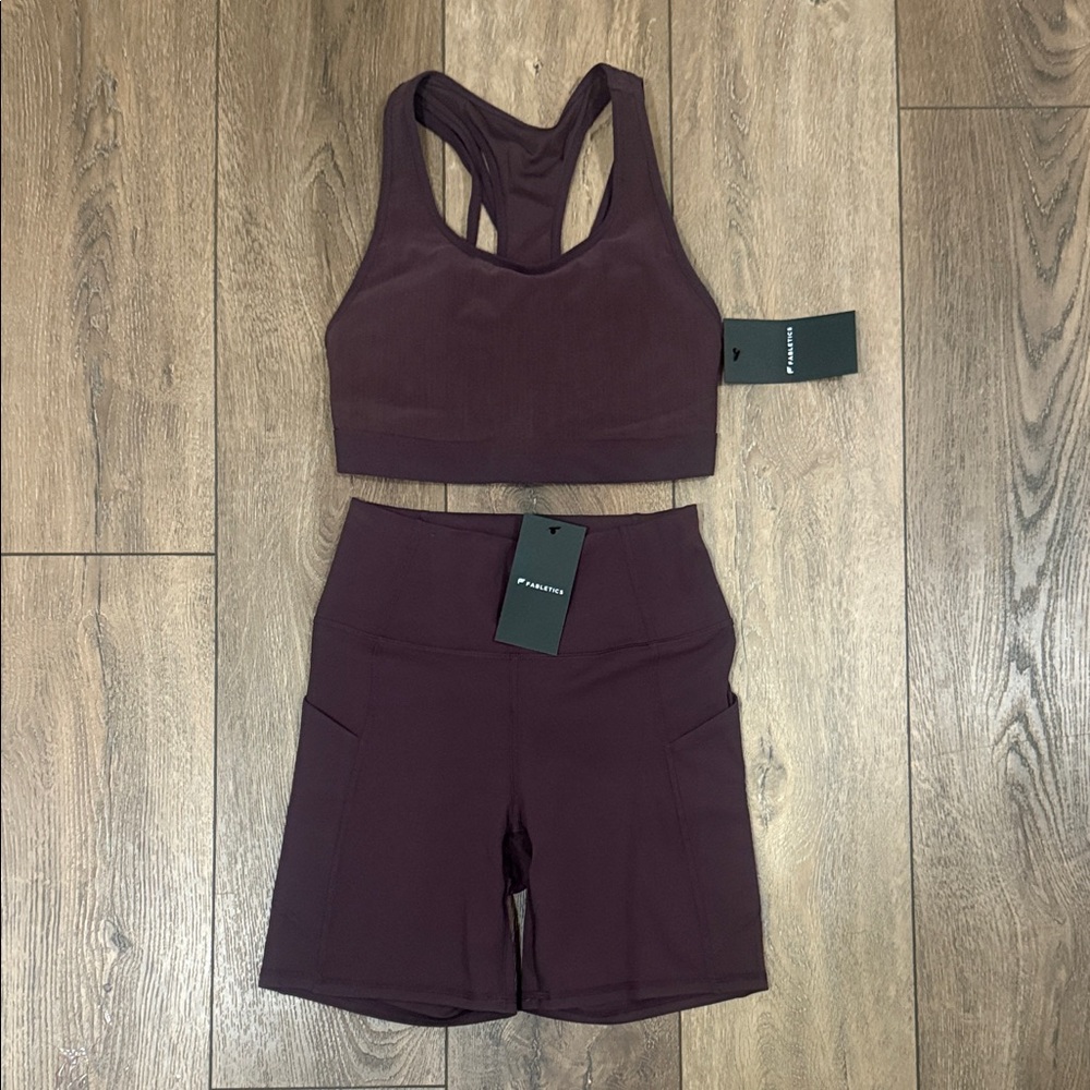 Fabletics Oxblood Set